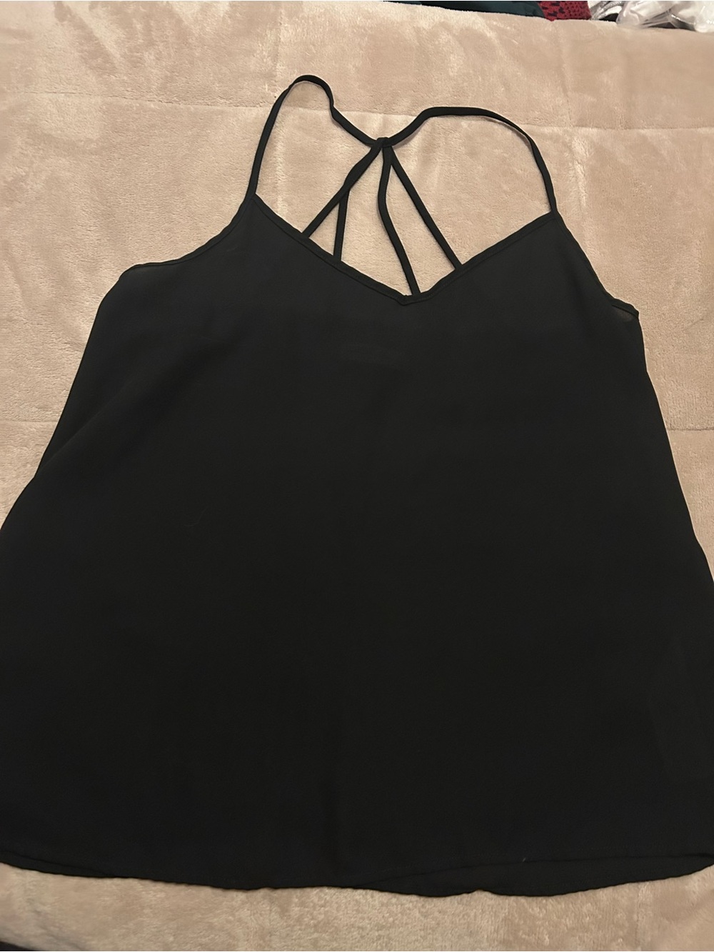 Abercrombie & Fitch Black Strappy Women's Cami Top sz Medium